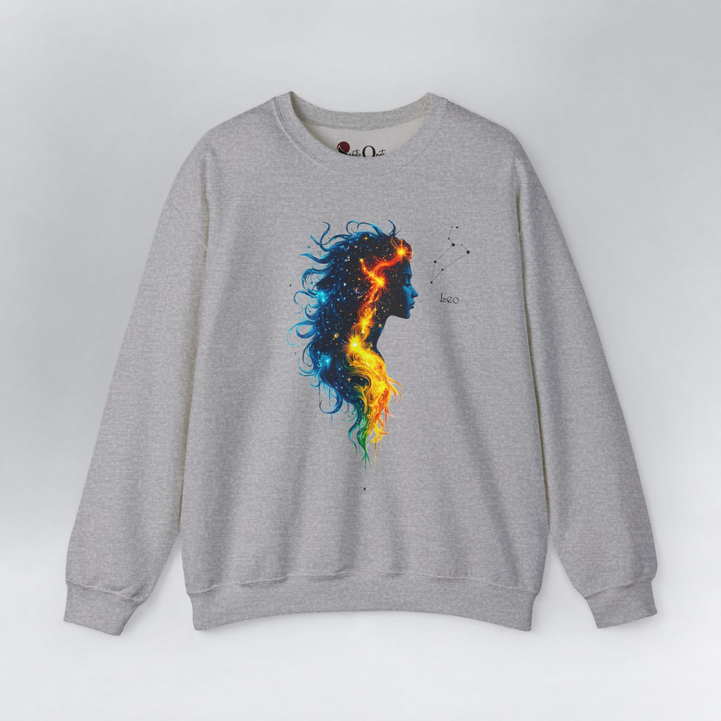 Leo I Zodiac Sweatshirt Sport Grey Sweatshirt