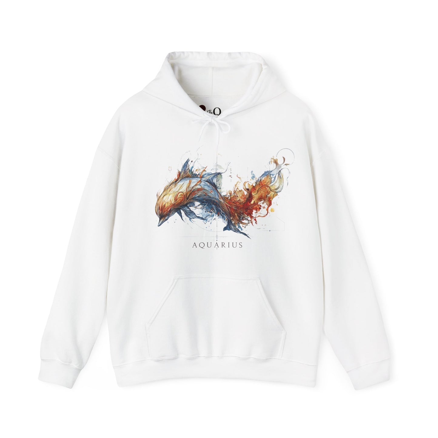 Aquarius Dolphin Heavy Blend™ Hoodie  | Zodiac Line