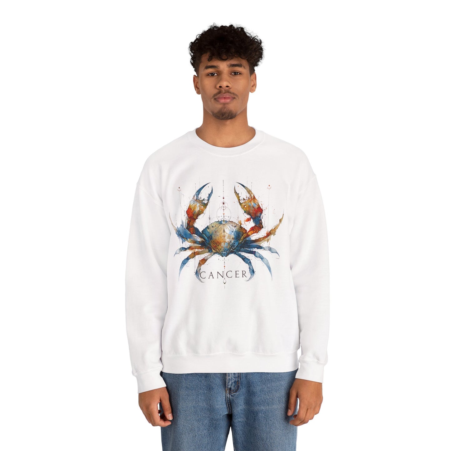 Cancer Crab Heavy Blend™ Crewneck Sweatshirt | Zodiac Line