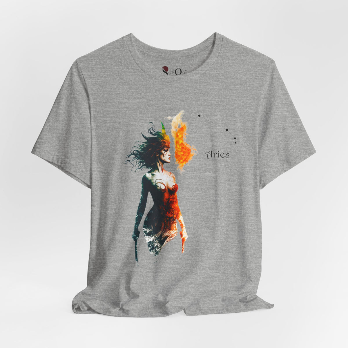 Aries Zodiac T-Shirt Athletic Heather T-Shirt