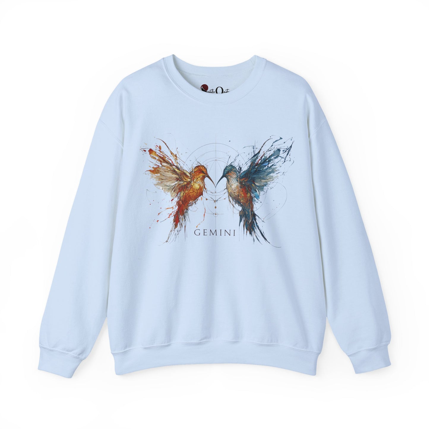 Gemini Hummingbird  Heavy Blend™ Crewneck Sweatshirt | Zodiac Line