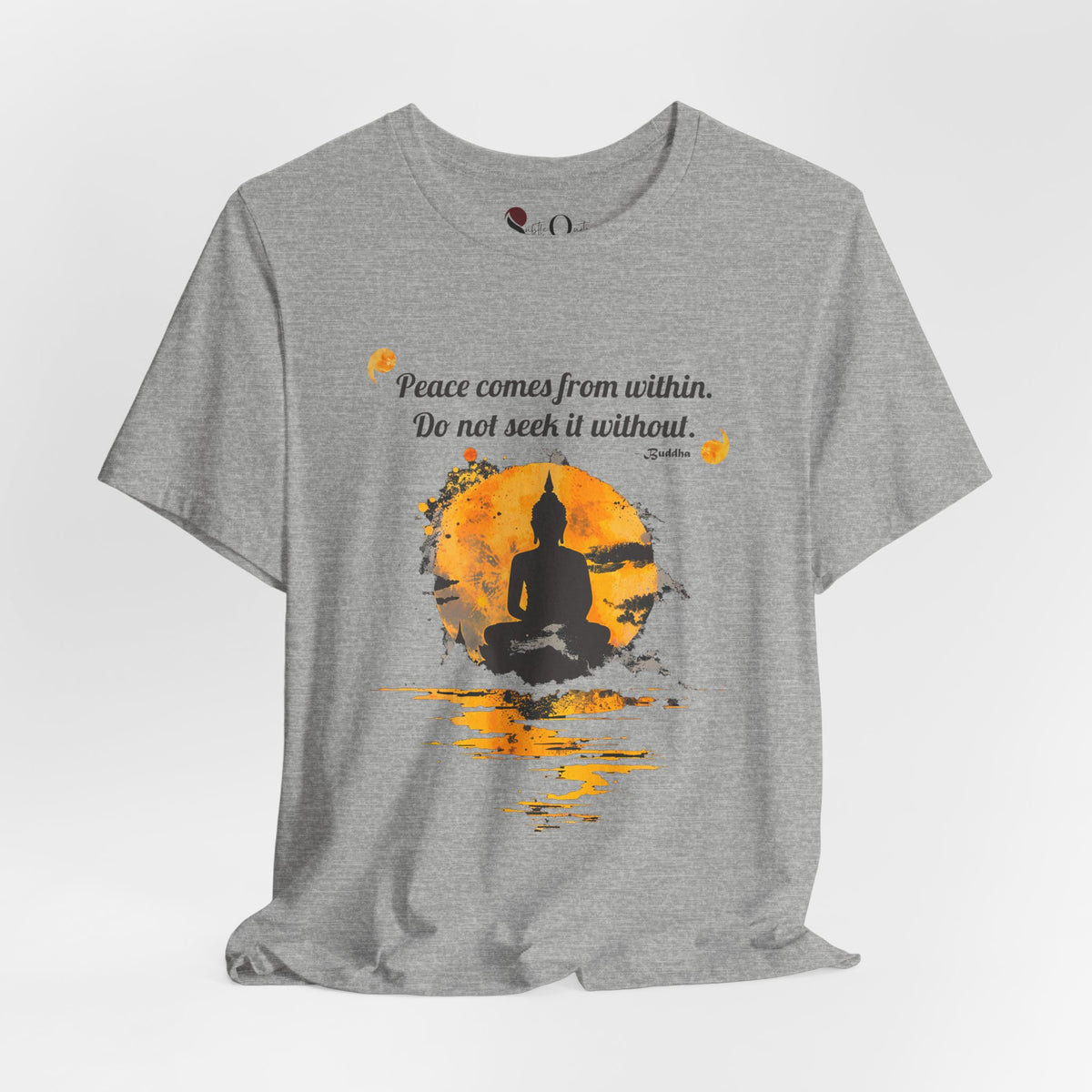 Peace From Within | Buddha Athletic Heather T-Shirt