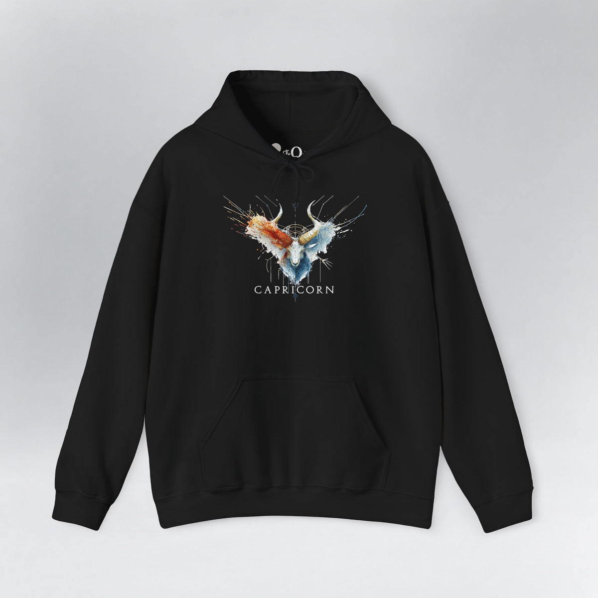 Capricorn Ibex Zodiac Hoodie Black Hoodie