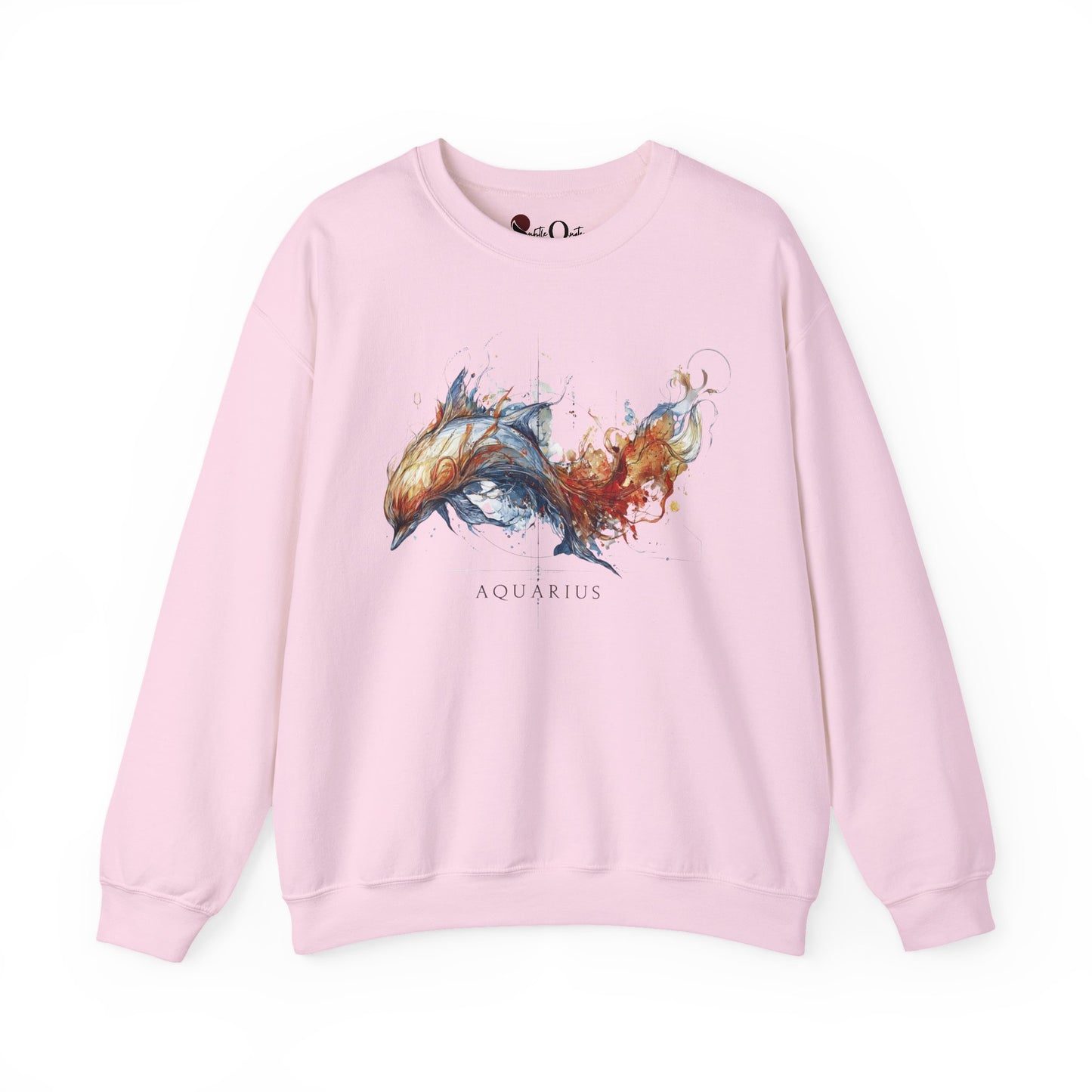 Aquarius Dolphin Heavy Blend™ Crewneck Sweatshirt | Zodiac Line