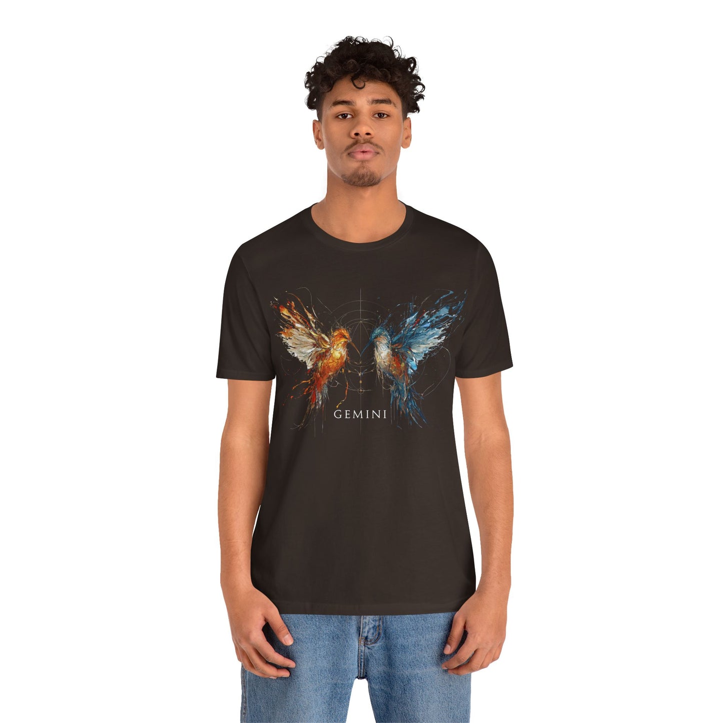 Gemini Hummingbird Dark | Zodiac Line