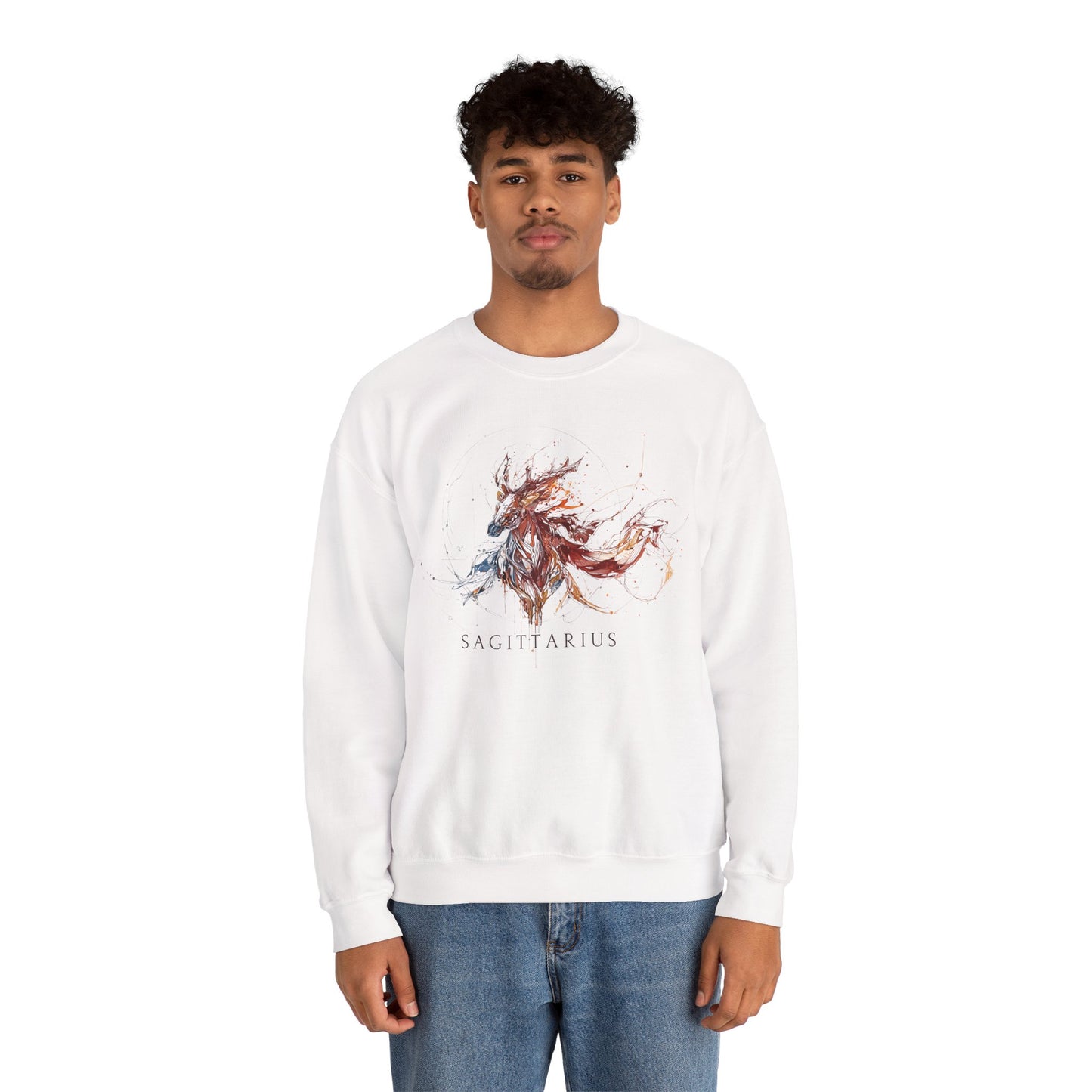 Sagittarius Horse Heavy Blend™ Crewneck Sweatshirt | Zodiac Line
