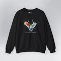 Capricorn Ibex Zodiac Sweatshirt Black Sweatshirt