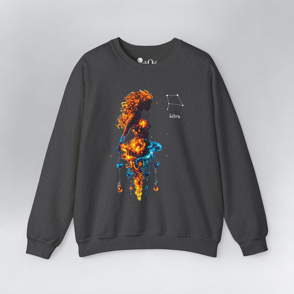 Libra Zodiac Sweatshirt Dark Heather Sweatshirt