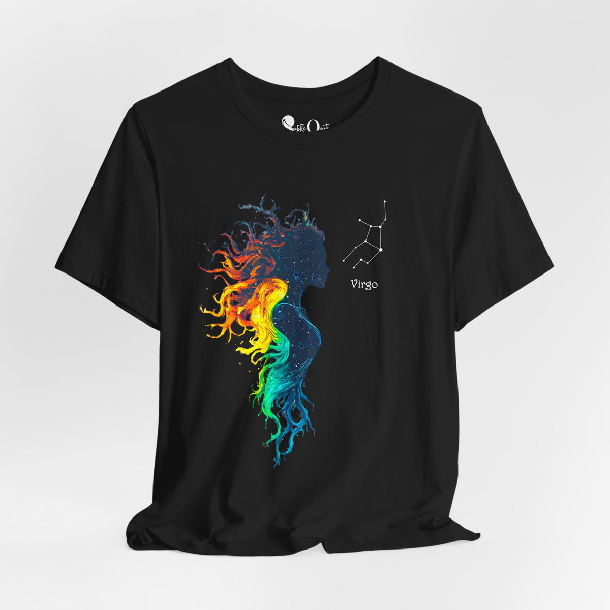 Virgo Zodiac T-Shirt Black T-Shirt