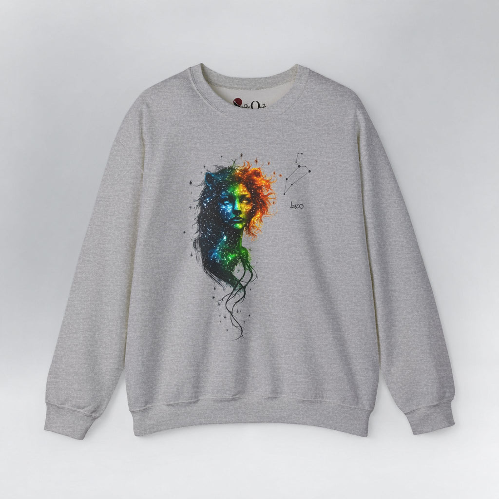 Leo Zodiac Sweatshirt Sport Grey Sweatshirt