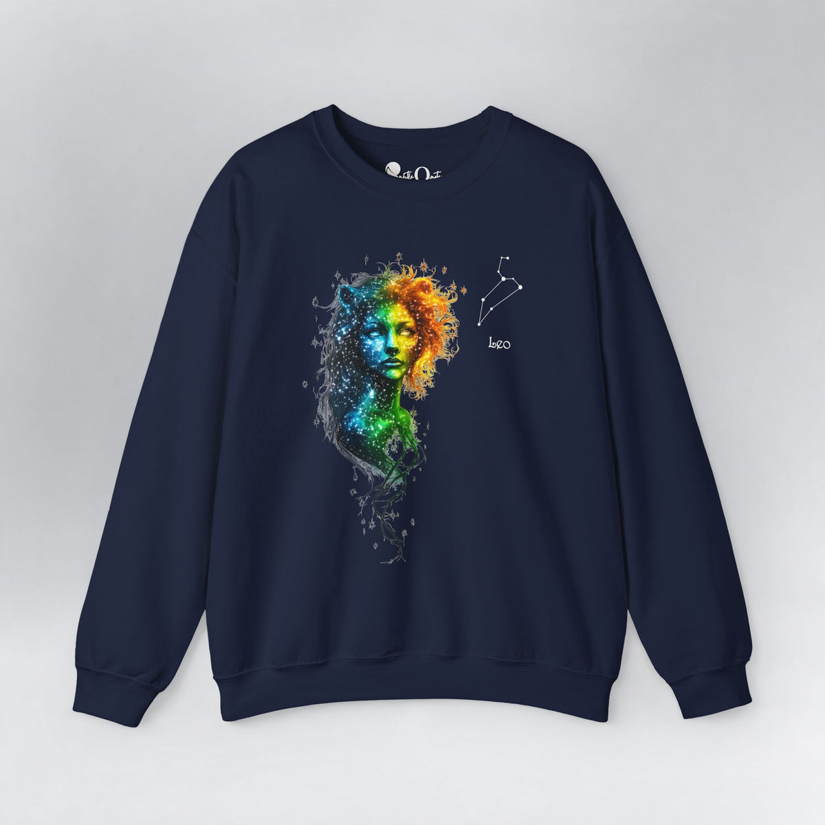 Leo Zodiac Sweatshirt Navy Sweatshirt
