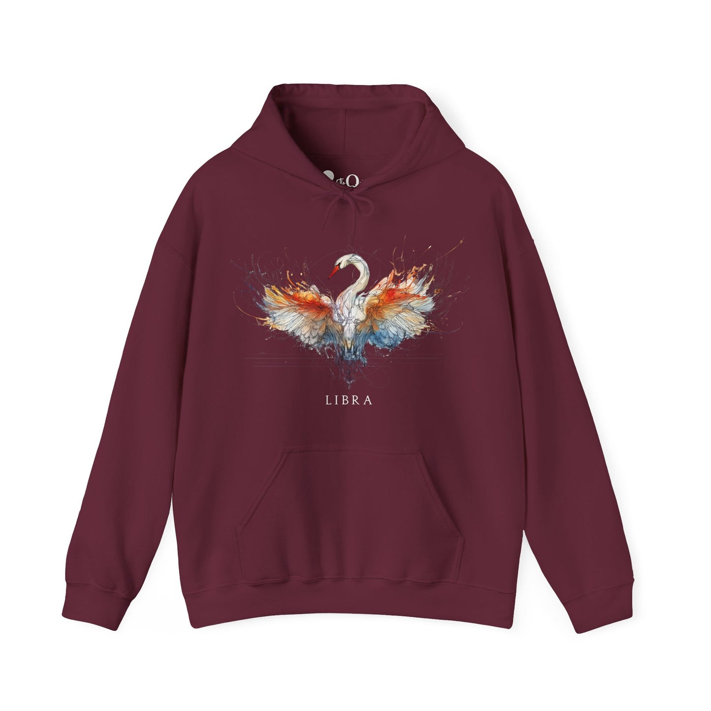 Libra Swan Heavy Blend™ Hoodie  | Zodiac Line