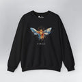 Virgo Honeybee Zodiac Sweatshirt Black Sweatshirt