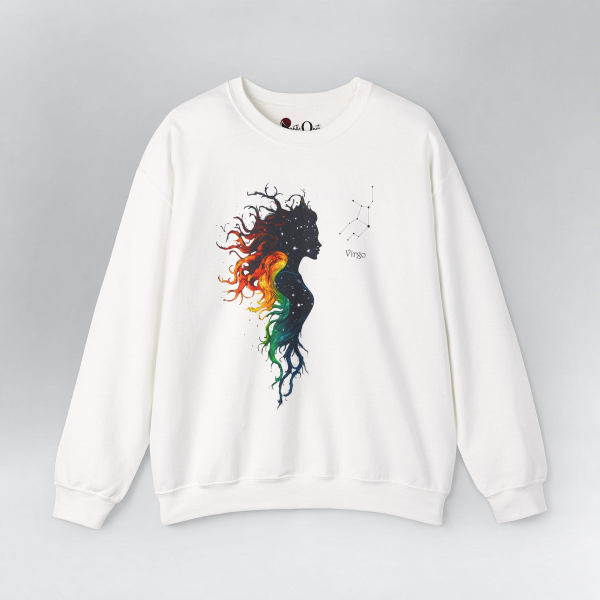 Virgo Zodiac Sweatshirt White Sweatshirt