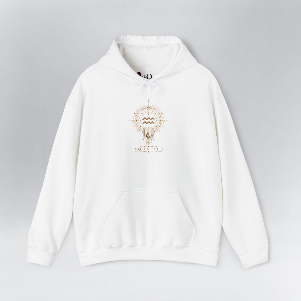Aquarius Medallion Zodiac Hoodie