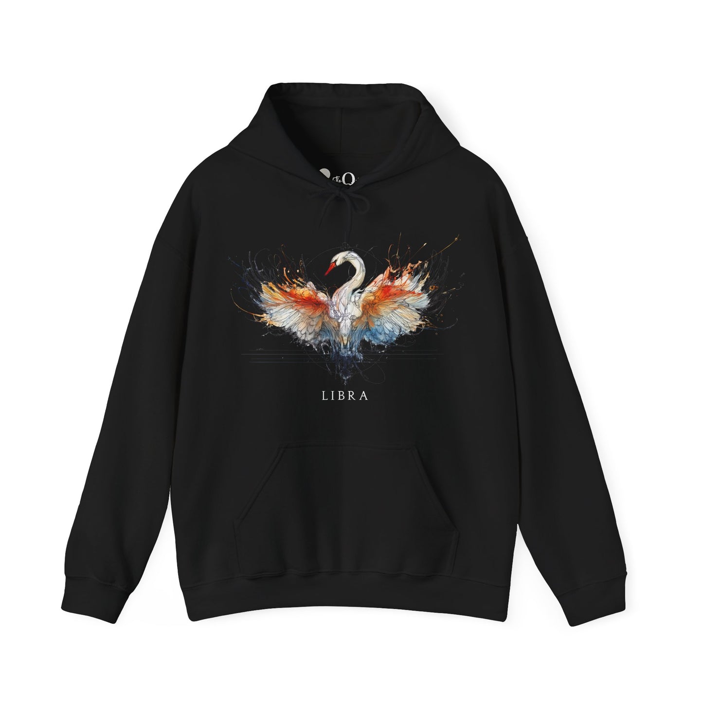 Libra Swan Heavy Blend™ Hoodie  | Zodiac Line