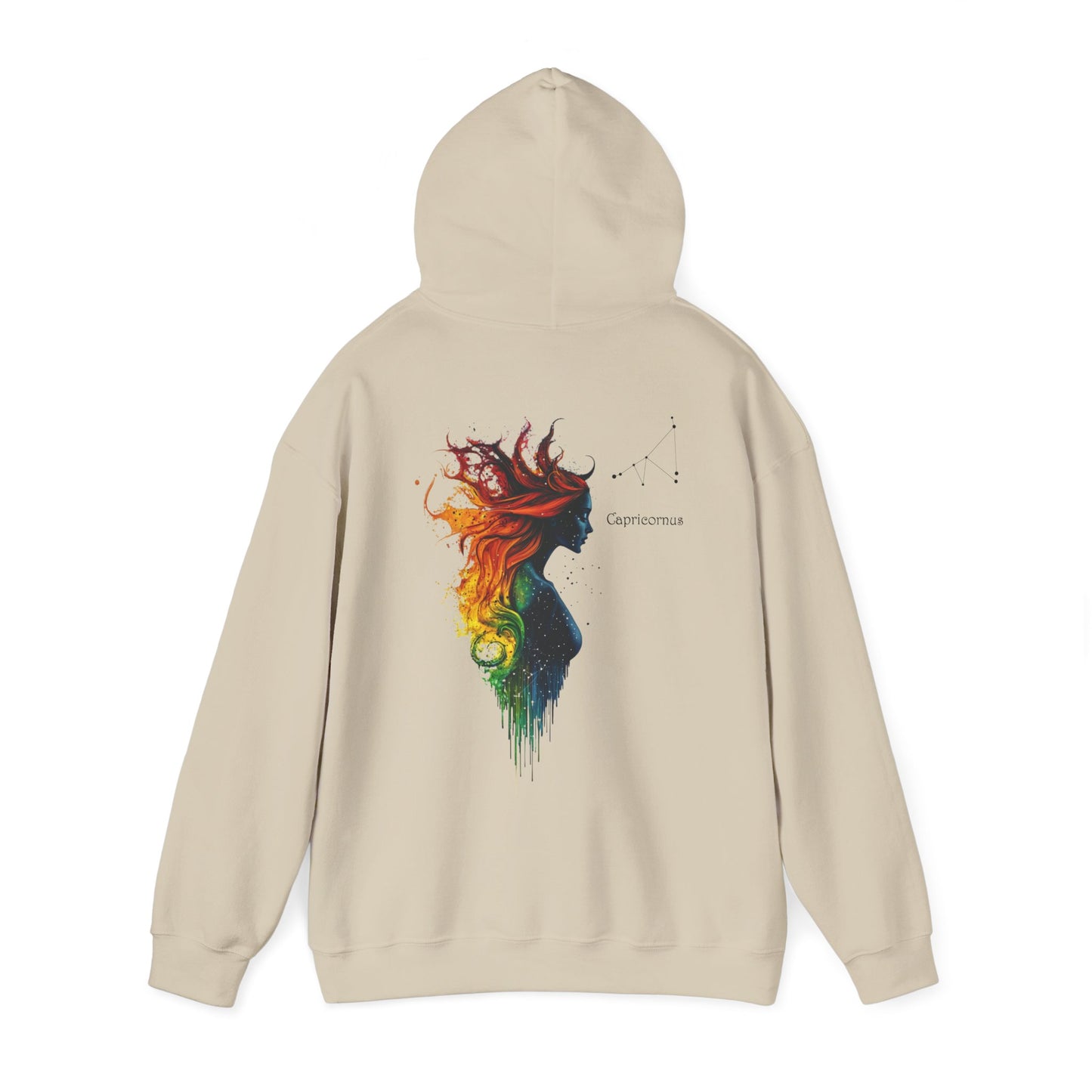 Capricorn Goddess Hestia Zodiac Hoodie Sand Hoodie