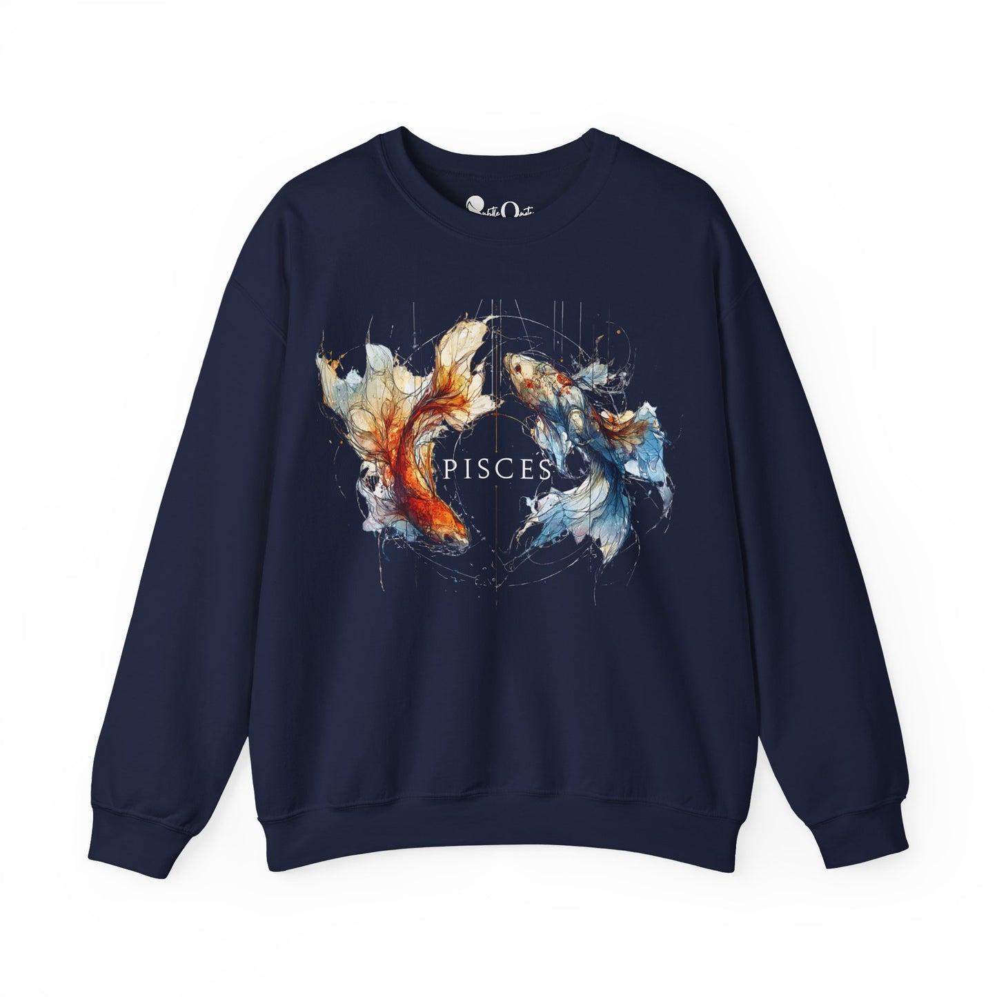 Pisces Koi Fish Heavy Blend™ Crewneck Sweatshirt | Zodiac Line
