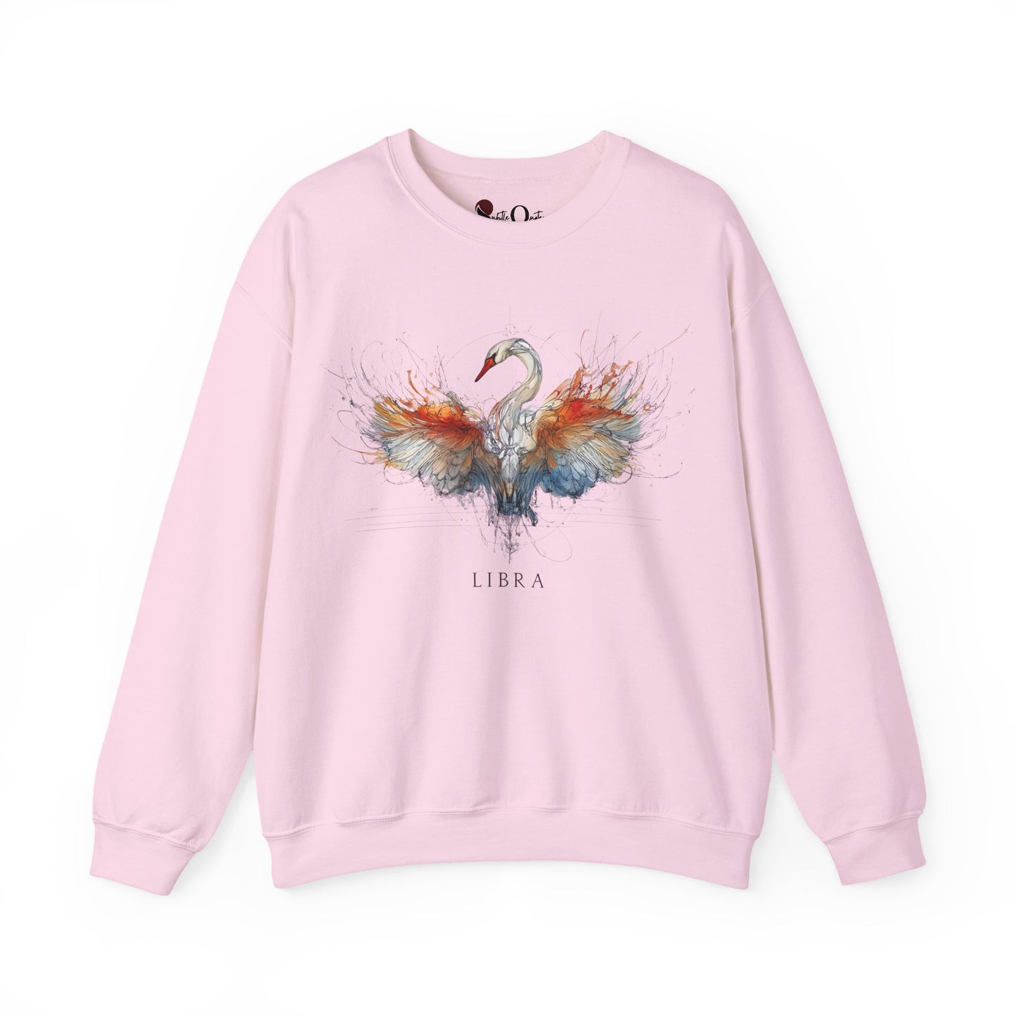 Libra Swan Heavy Blend™ Crewneck Sweatshirt | Zodiac Line