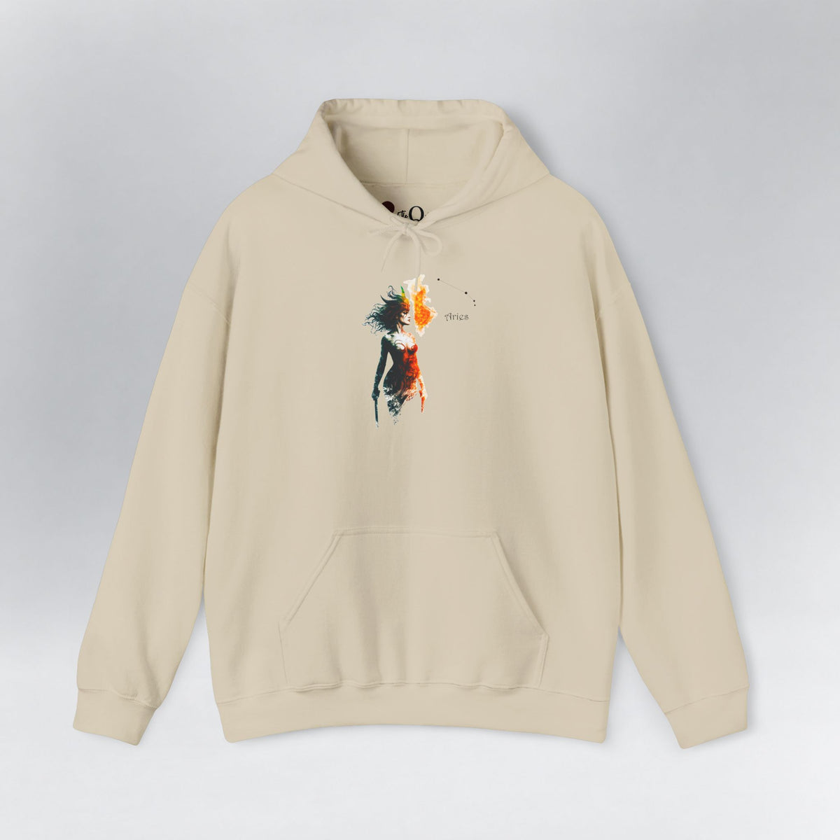 Aries Zodiac Hoodie Sand Hoodie