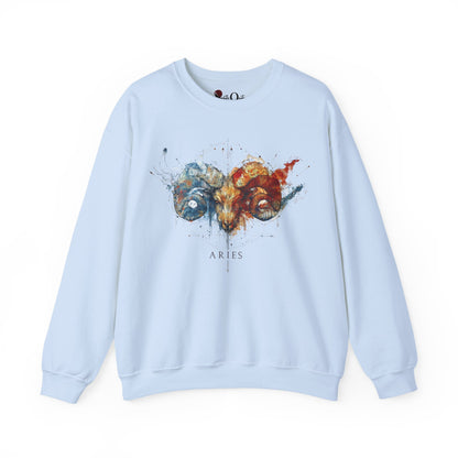 Aries Ram Heavy Blend™ Crewneck Sweatshirt | Zodiac Line