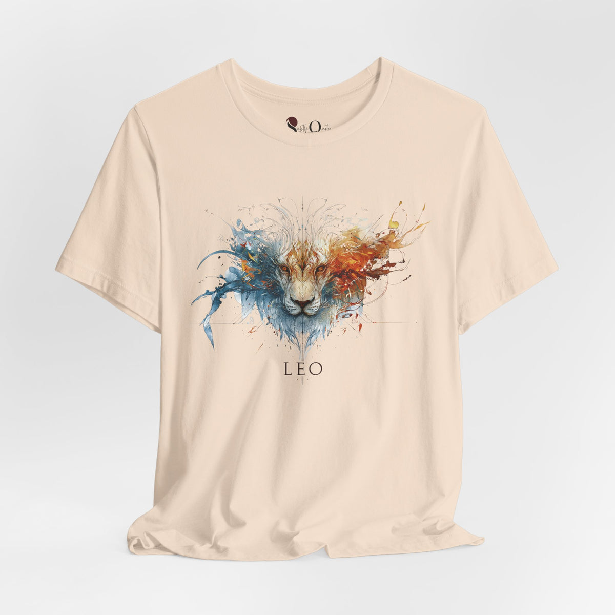 Leo Lion Zodiac T-Shirt Soft Cream T-Shirt