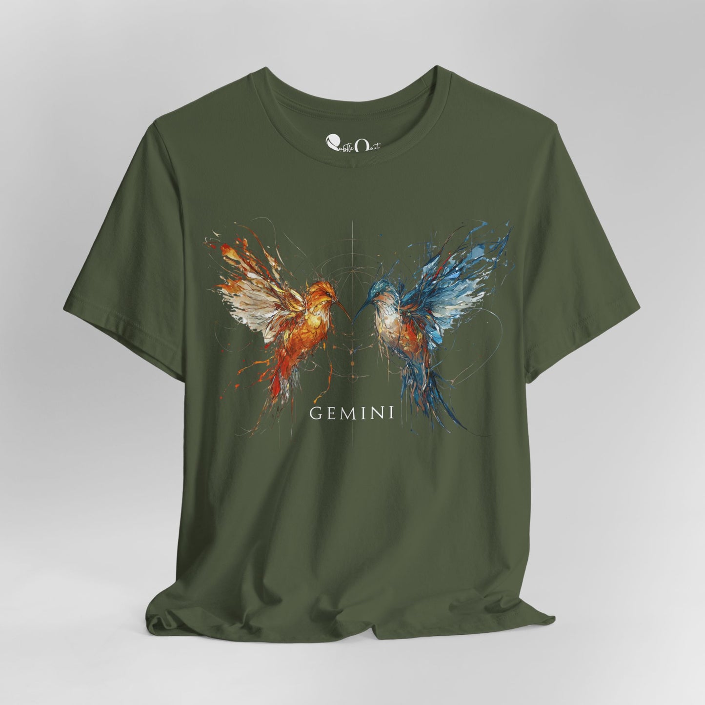 Gemini Hummingbird Dark | Zodiac Line