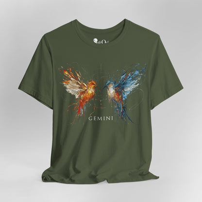 Gemini Hummingbird Dark | Zodiac Line