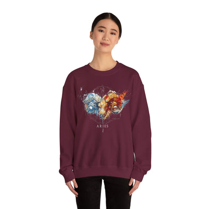 Aries Ram Heavy Blend™ Crewneck Sweatshirt | Zodiac Line