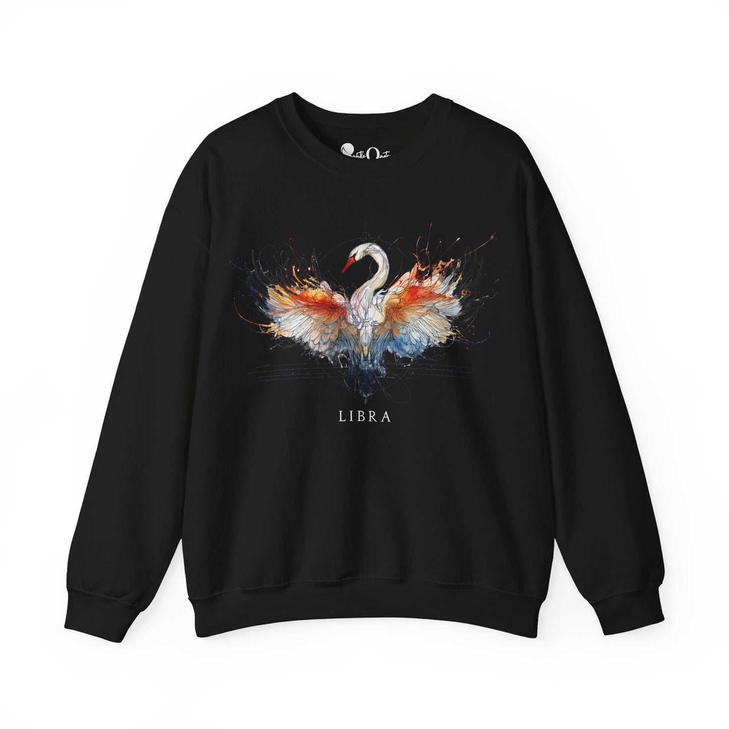 Libra Swan Heavy Blend™ Crewneck Sweatshirt | Zodiac Line