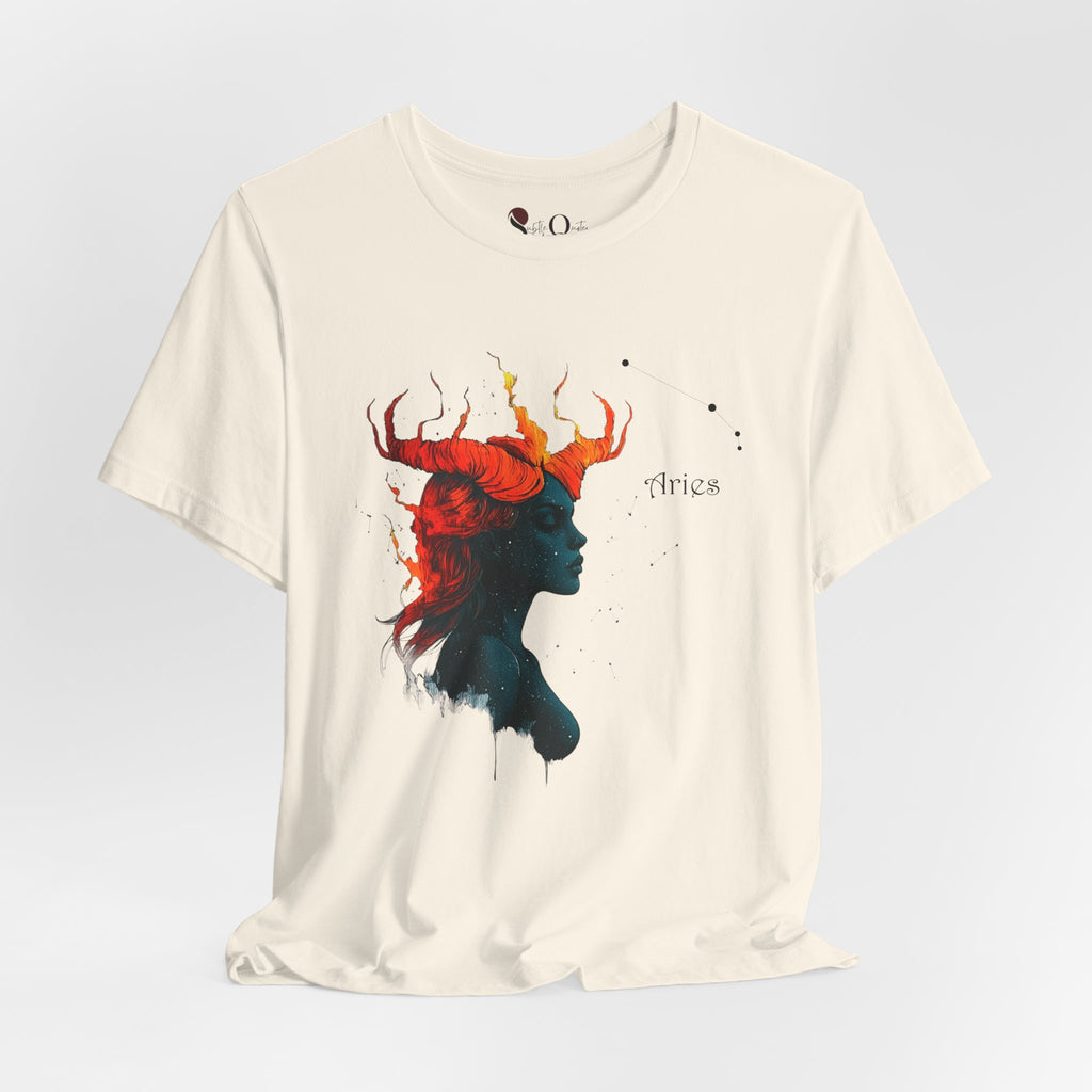 Aries I Zodiac T-Shirt Natural T-Shirt