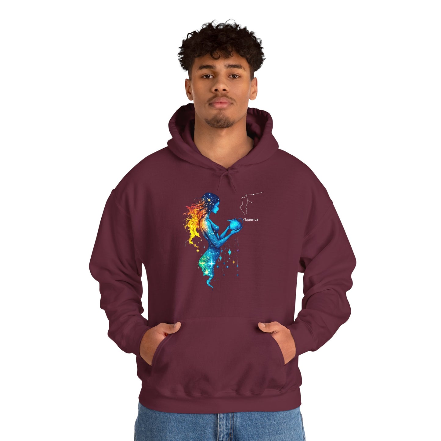 Aquarius Heavy Blend™ Hoodie  | Zodiac Line