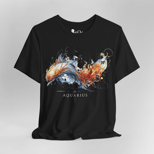 Aquarius Dolphin Zodiac T-Shirt