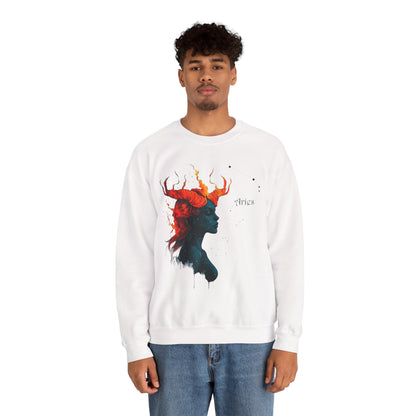 Aries I Heavy Blend™ Crewneck Sweatshirt | Zodiac Line