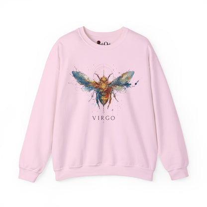 Virgo Honeybee Heavy Blend™ Crewneck Sweatshirt | Zodiac Line