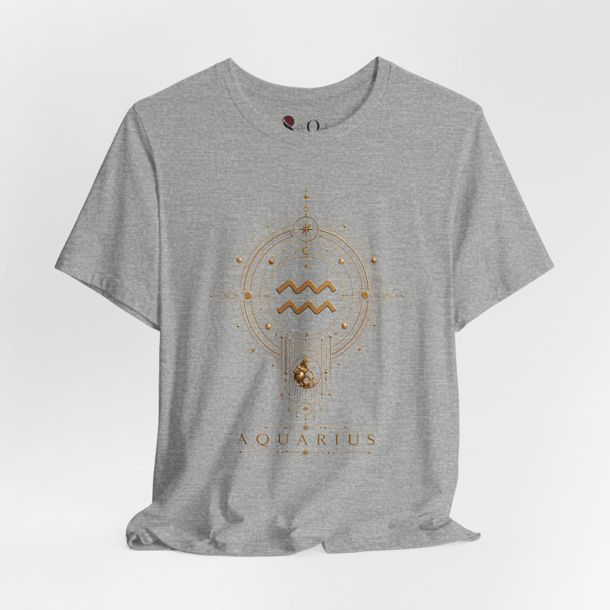 Aquarius Medallion Zodiac T-shirt