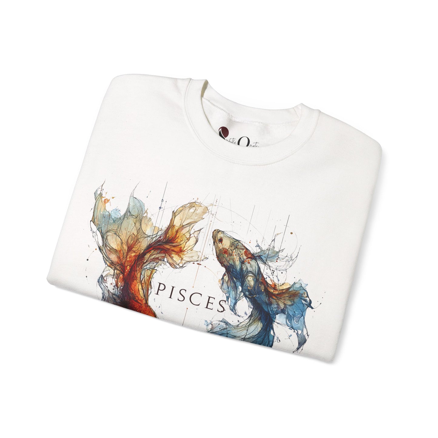 Pisces Koi Fish Heavy Blend™ Crewneck Sweatshirt | Zodiac Line