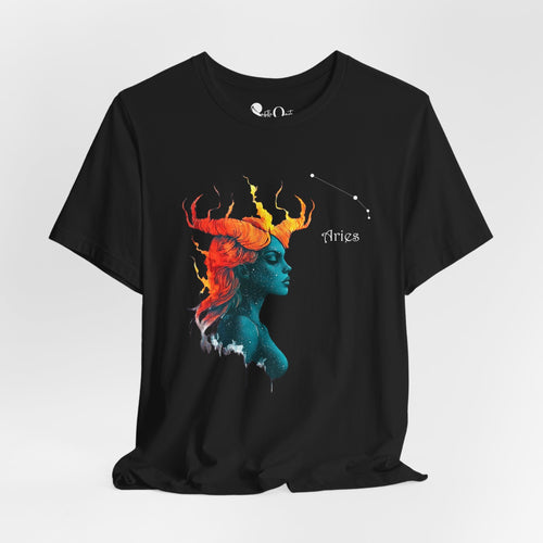 Aries I Zodiac T-Shirt Black T-Shirt