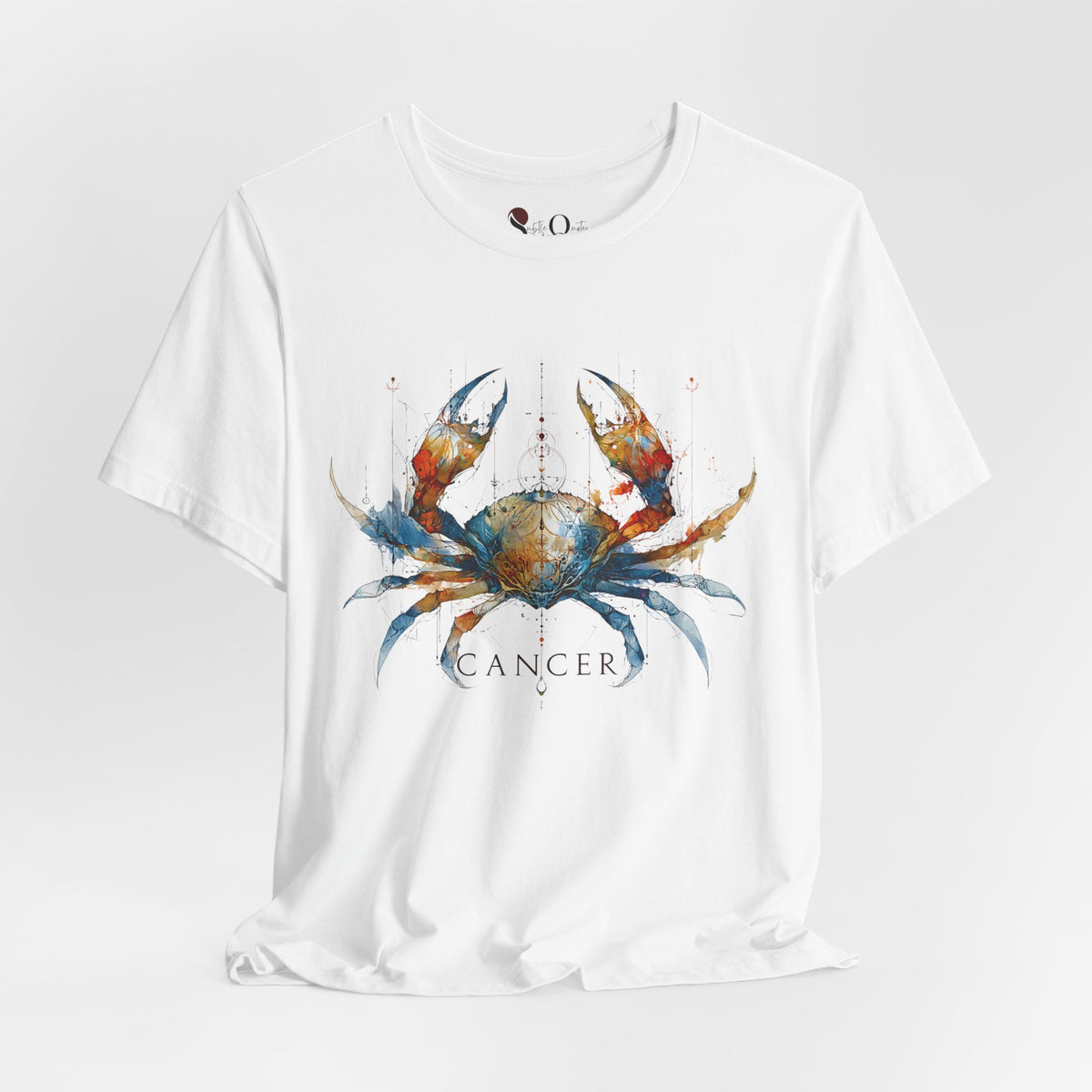 Cancer Crab Zodiac T-Shirt White T-Shirt
