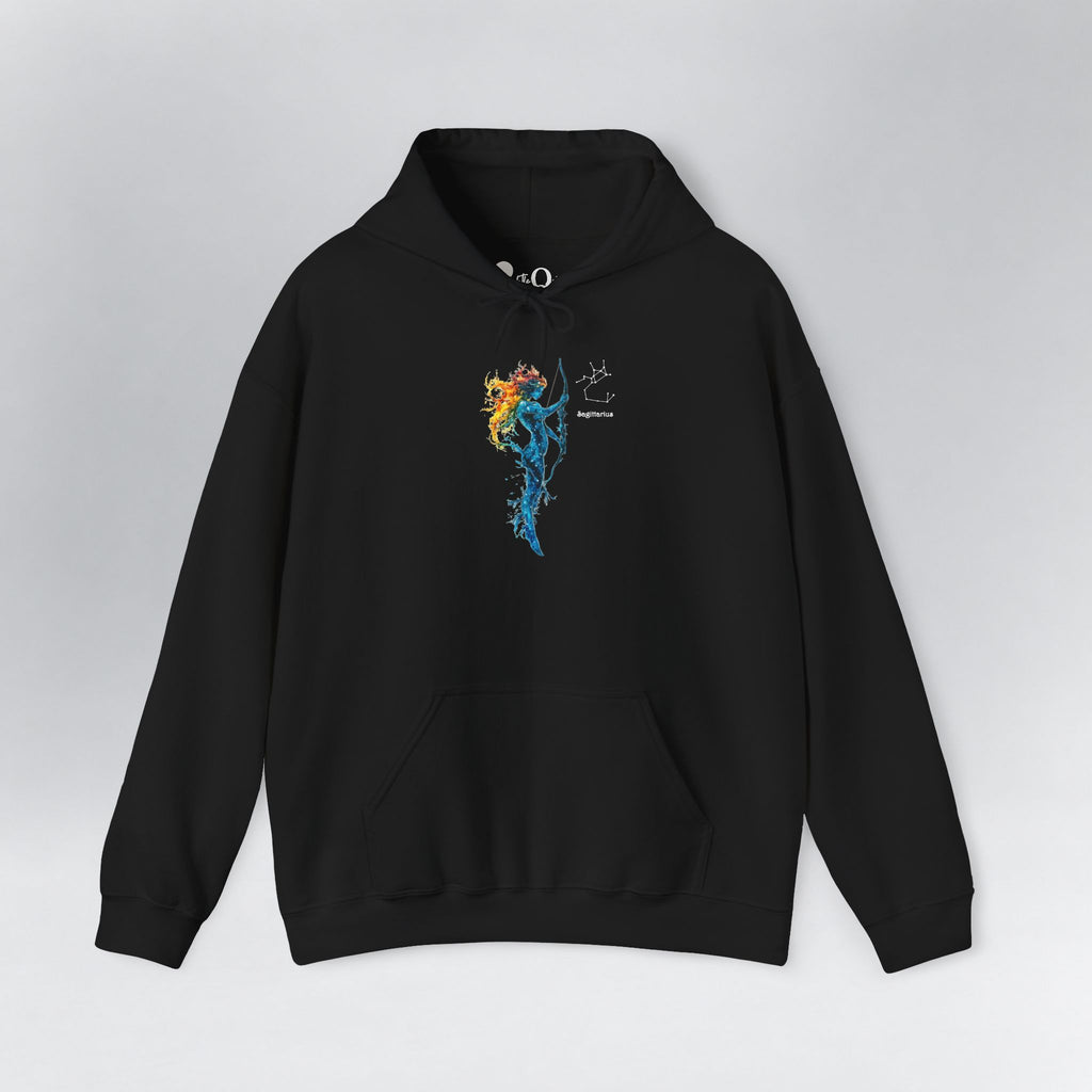 Sagittarius I Zodiac Hoodie Black Hoodie
