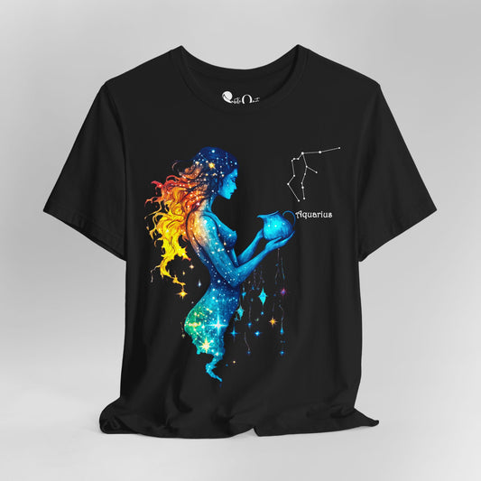 Aquarius Dark | Zodiac T-Shirt