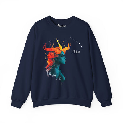 Aries I Heavy Blend™ Crewneck Sweatshirt | Zodiac Line
