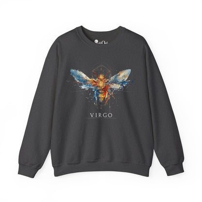Virgo Honeybee Heavy Blend™ Crewneck Sweatshirt | Zodiac Line