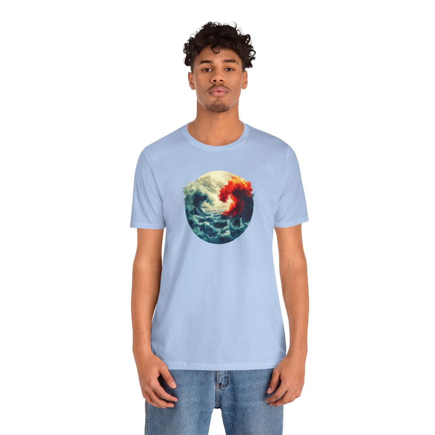 Elemental Harmony: Water and Fire