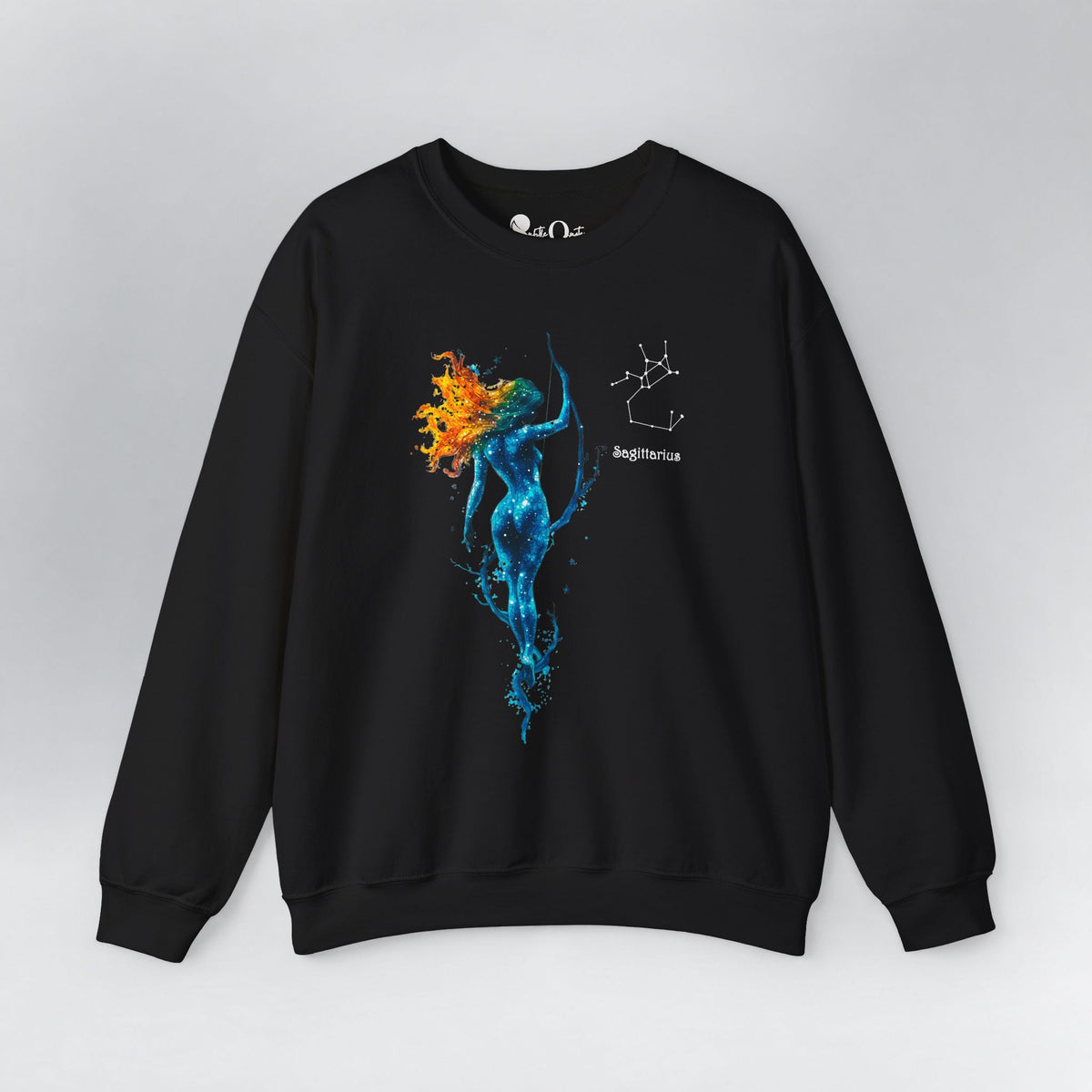 Sagittarius Zodiac Sweatshirt Black Sweatshirt