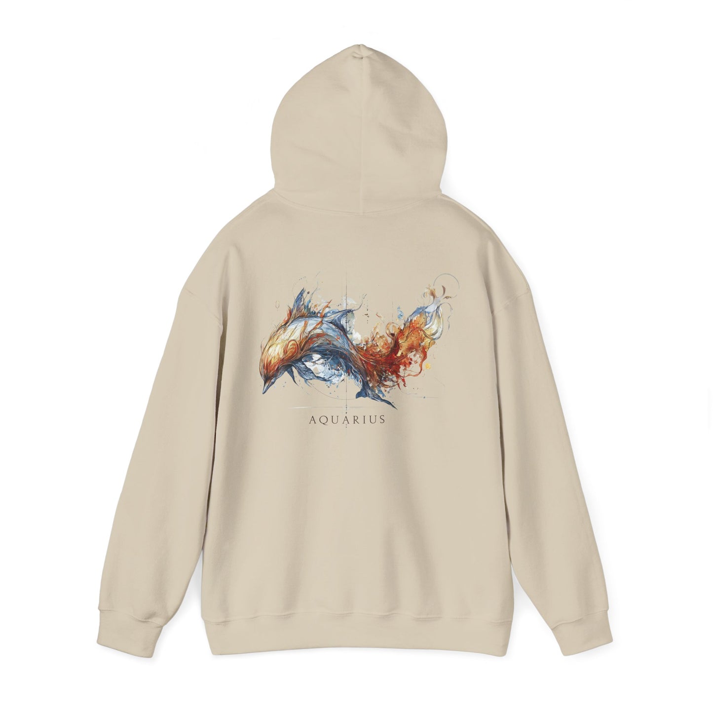 Aquarius Dolphin Zodiac Hoodie