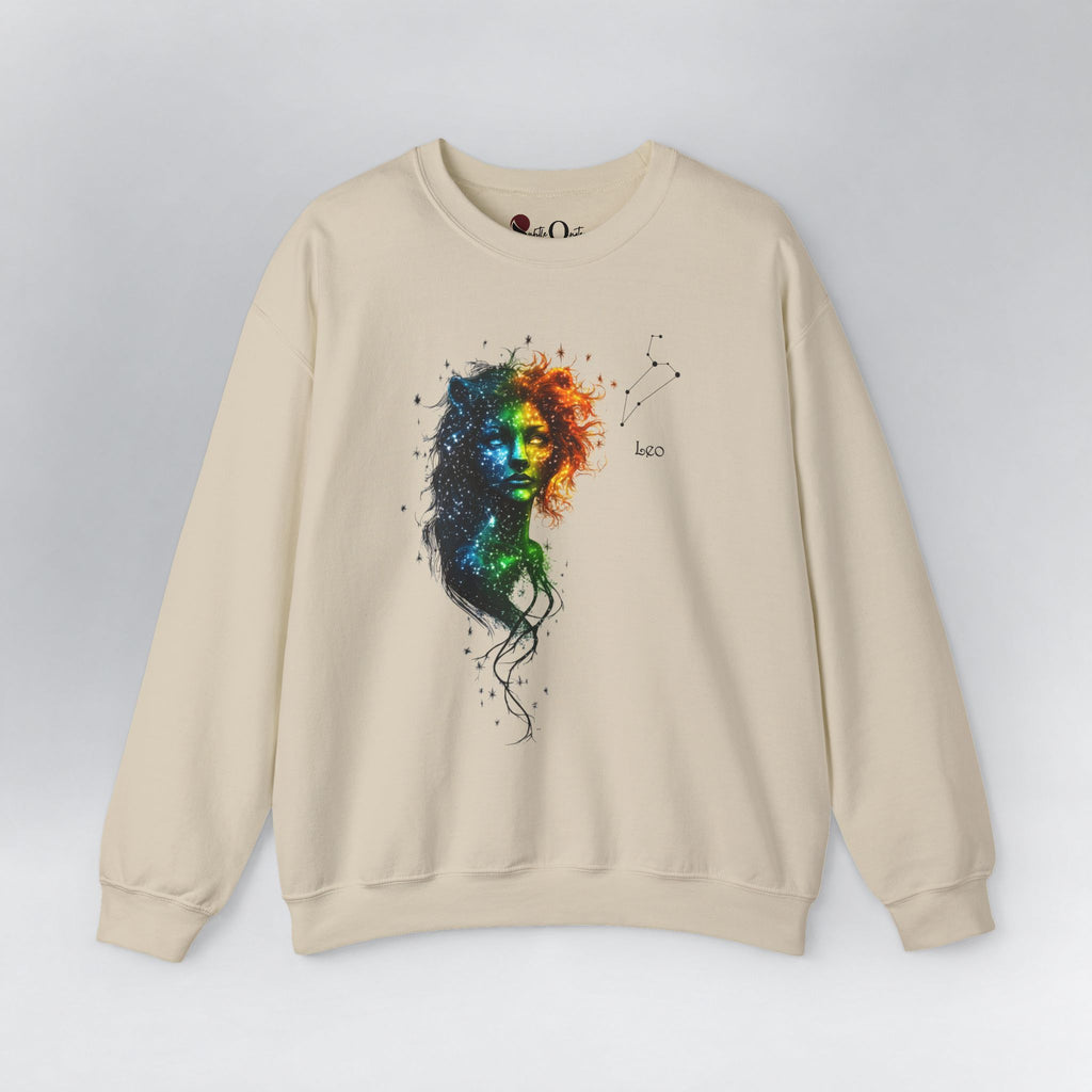 Leo Zodiac Sweatshirt Sand Sweatshirt