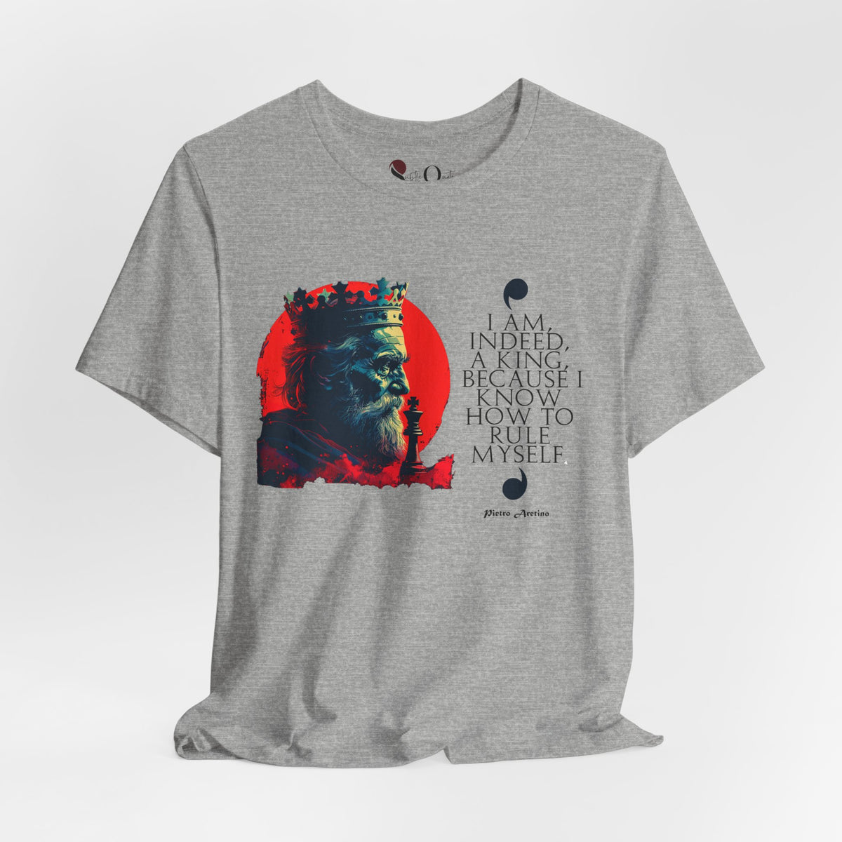 Rule Thyself | Pietro Aretino Athletic Heather T-Shirt