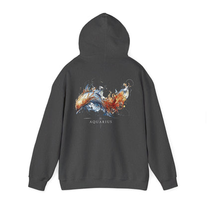 Aquarius Dolphin Zodiac Hoodie