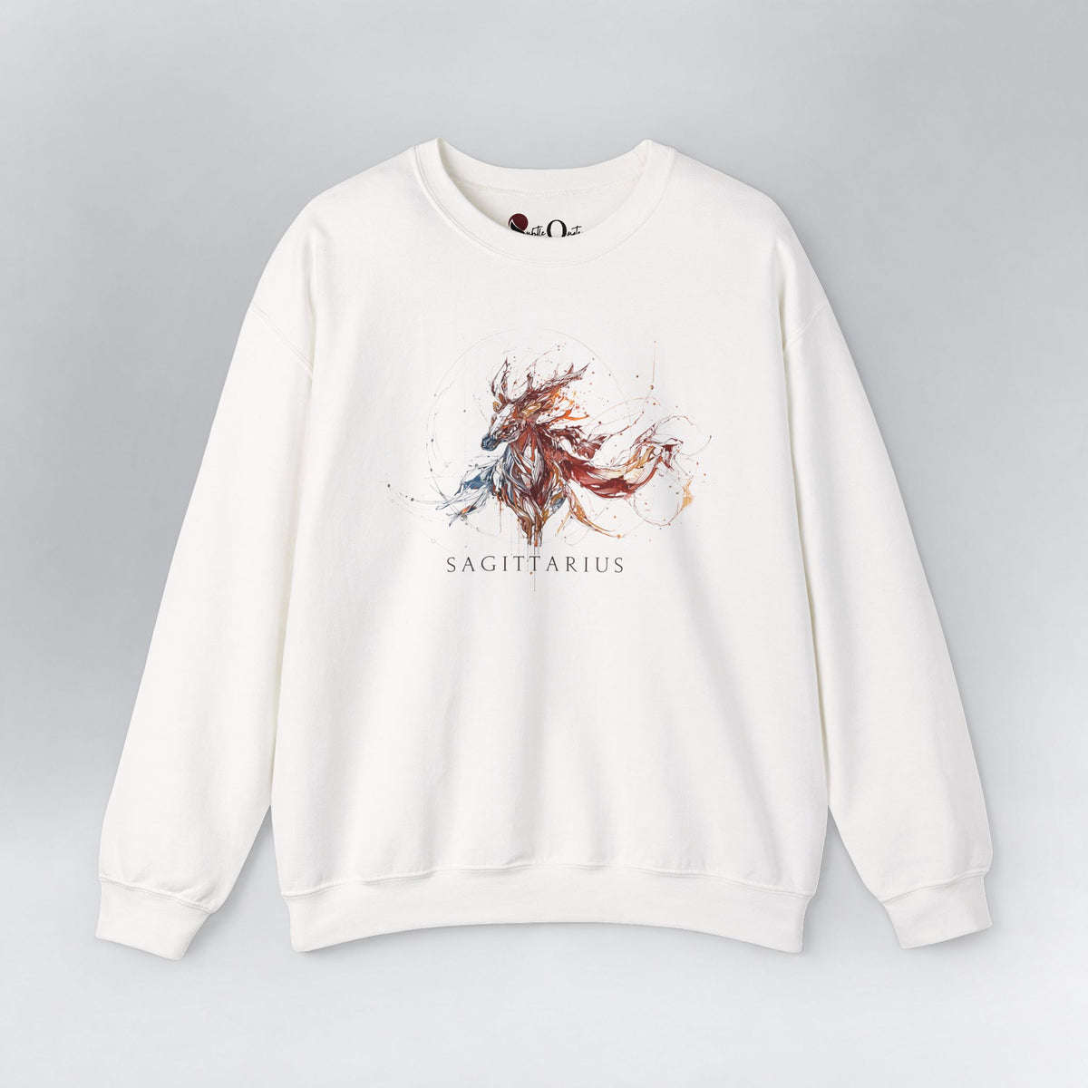 Sagittarius Horse Zodiac Sweatshirt White Sweatshirt